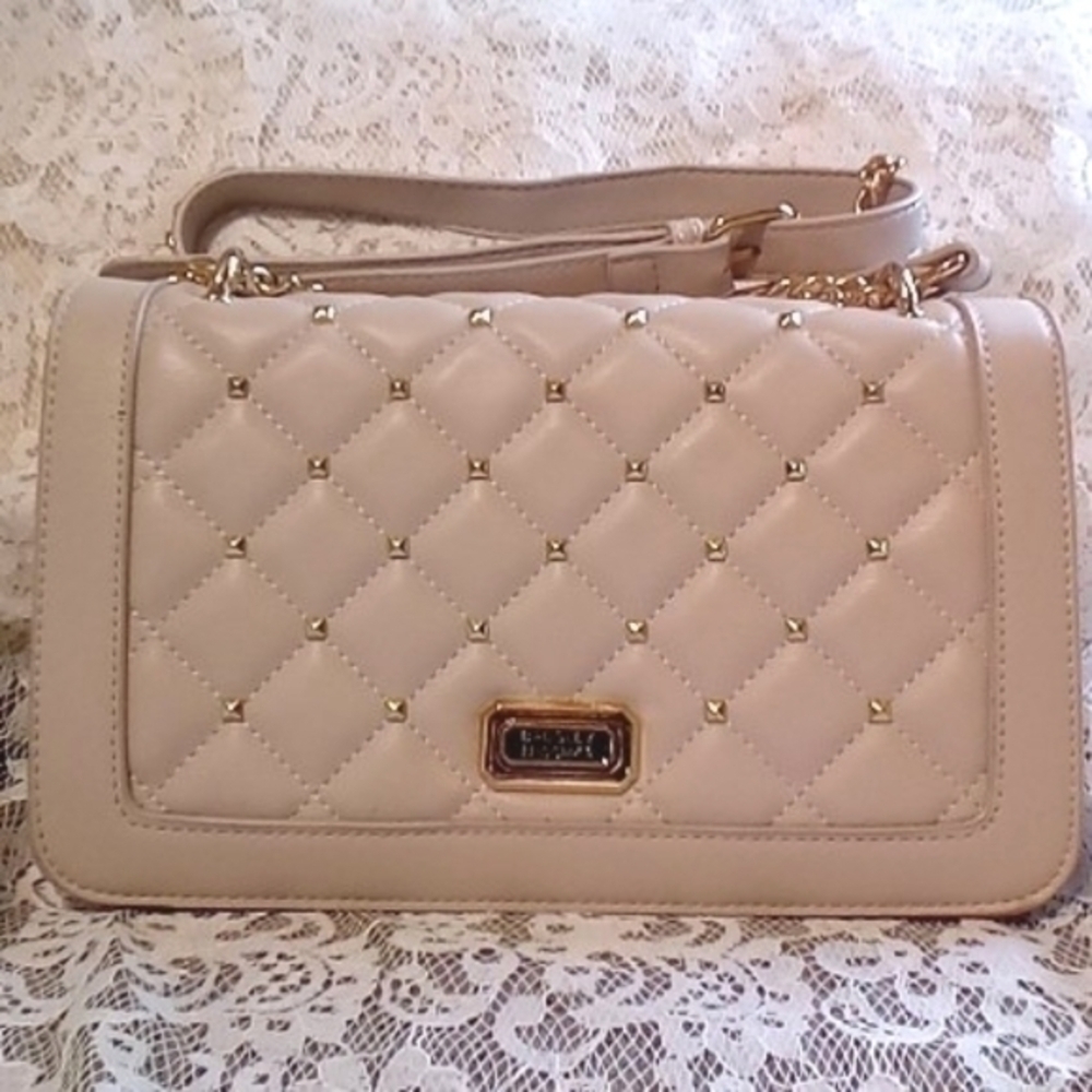 BADGLEY MISCHKA❤️Long Shoulder or Cross Body Adjustable Strap & Chain NWT - Picture 1 of 11